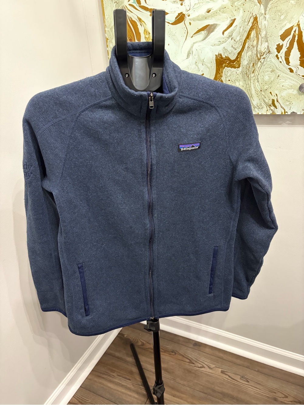 Patagonia Navy Full-Zip Fleece Jacket Women’s M